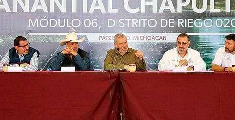 Se tecnificará módulo de riego Chapultepec para cuidar el agua: Bedolla