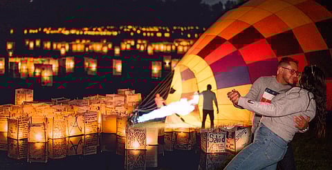 Lanzamiento de linternas, globos aerostáticos y más en el Festival de los Deseos