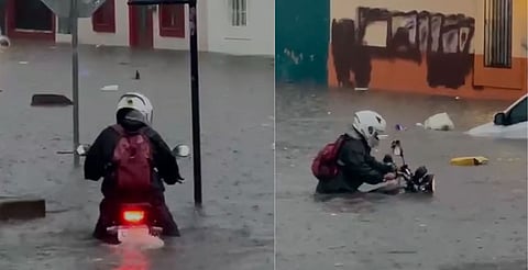 ¿Andas en moto en temporada de lluvias? chécate estas recomendaciones