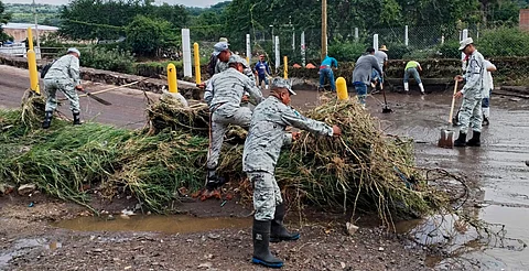 Por afectaciones de lluvia, activan Plan DN-III-E y Plan GN-A, en Sahuayo