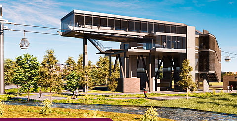 Teleférico de Uruapan, una alternativa de movilidad amigable con el ambiente