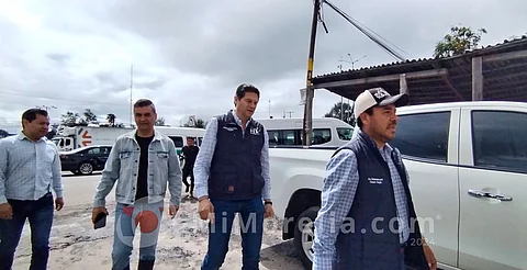 Alcalde de Morelia supervisa trabajos de desazolve en Arroyo de Tierras