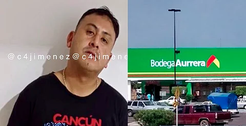 Hombre roba ropa interior en un Bodega Aurrera, y se pone agresivo al ser descubierto