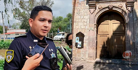 Buscan a sujeto que incendió Puerta del Señor de la Columna; ya fue reconocido