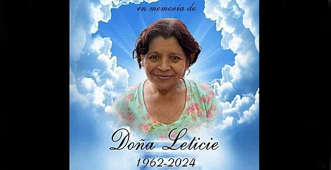 Desmienten muerte de "Doña Leticia"