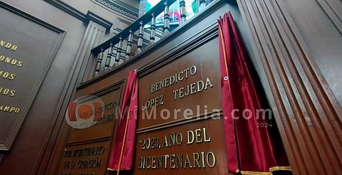 Desairan diputados evento solemne de Benedicto López en Congreso de Michoacán