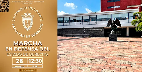 Estudiantes de la UNAM marcharán en contra de la Reforma Judicial en CDMX