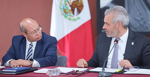 Dialoga magistrado presidente Jorge Reséndiz con el gobernador Alfredo Ramírez Bedolla