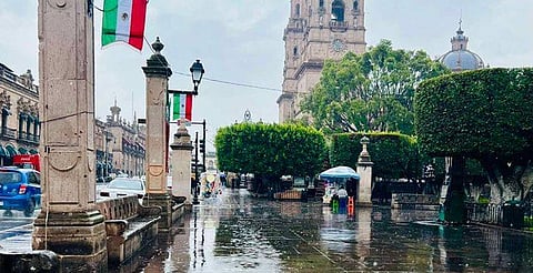 Viernes nublado y con probabilidad de lluvia, en Morelia