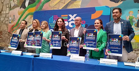 Presentan programa de conferencias y ponencias de la Expo Canaco 2024