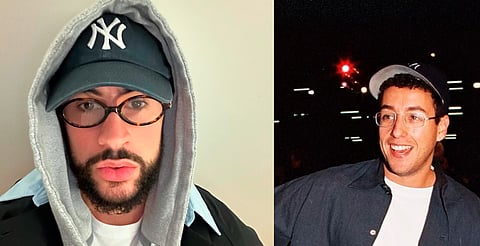 Adam Sandler y Bad Bunny actuarán juntos en "Happy Gilmore 2"