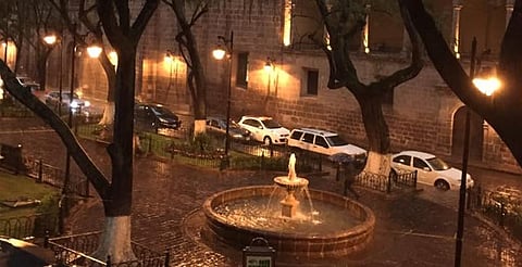 Prevén tormenta esta tarde de jueves en Morelia
