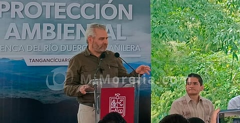 Firma Bedolla decreto para proteger cuenca del Río Duero en Michoacán