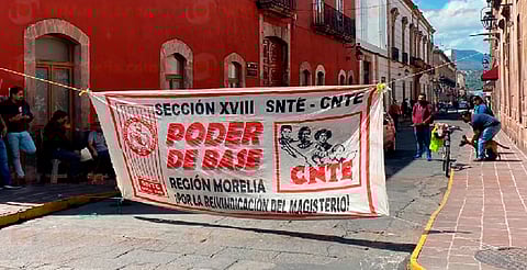 ¡Toma precauciones! CNTE marchará este viernes en Morelia