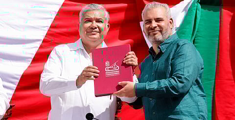 "Hoy Michoacán es mejor", asegura Bedolla durante tercer informe de gobierno