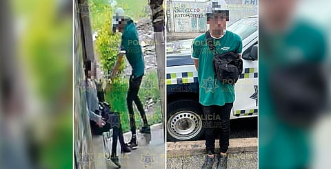 Policía Morelia detiene a presunto responsable de robo con violencia