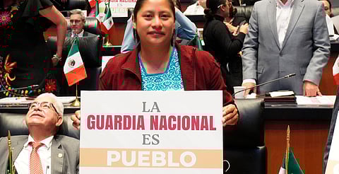 Paso de GN a Sedena, clave para la pacificación del país: Celeste Ascencio