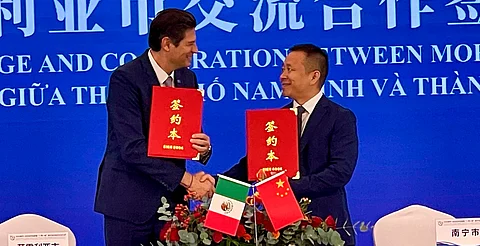 Firman hermanamiento Morelia y Nanning, China