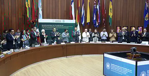 Encabezó la Segunda Reunión Nacional con los 35 titulares de Órganos de Operación Administrativa Desconcentrada y 25 directores de Unidades Médicas de Alta Especialidad