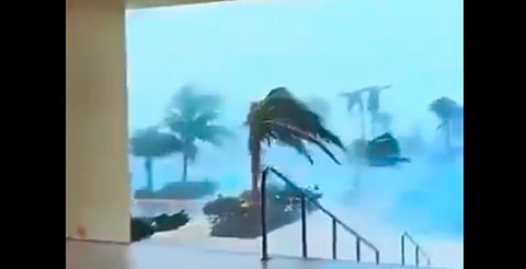 Impactantes imágenes deja el paso del huracán Helene cerca de Quintana Roo