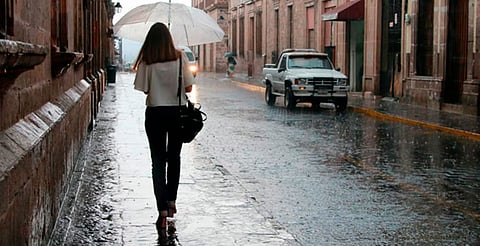 ¡No olvides el paraguas! Nublado y con lluvia este viernes en Morelia, pronostican
