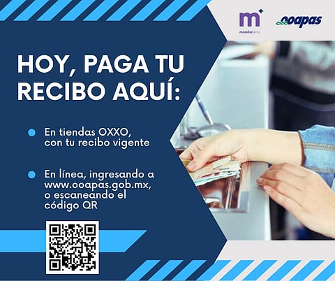 OOAPAS ofrece alternativas de pago para el 30 de septiembre y el 1° de octubre