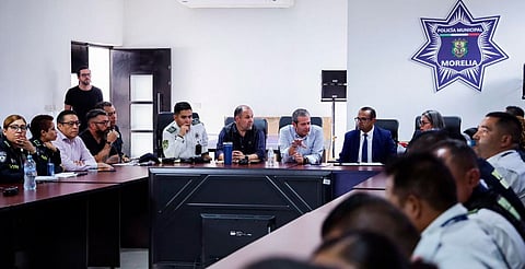 Recursos de Fortapaz destinados a dignificación de la Policía de Morelia