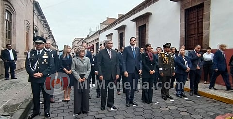 En bando solemne autoridades de los tres poder y niveles de gobierno recuerdan a Morelos