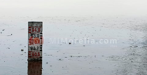 Desfogue de presa de Cointzio disminuyó a 10 m3/s durante el lunes: Conagua