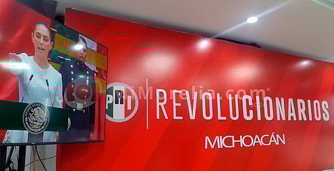 Espera PRI Michoacán diálogo con oposición tras llegada de Sheinbaum