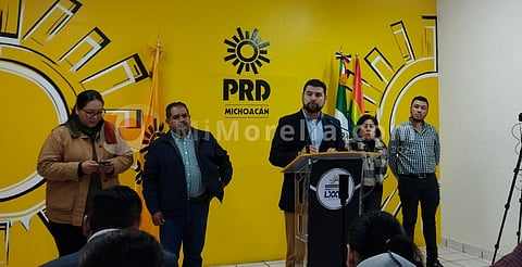 PRD pide incluir a Michoacán en estrategia de inteligencia y seguridad federal