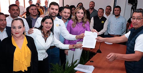 Ante el IEM, presenta el Nuevo PRD, solicitud de registro como partido local