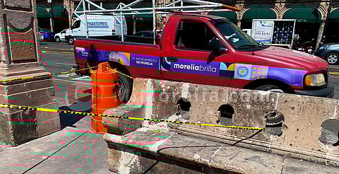 Daño a banca de Plaza de Armas no fue por normalistas: Gerente del Centro Histórico