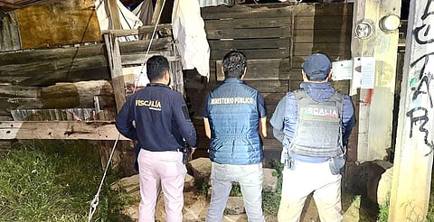 El inmueble y las unidades fueron aseguradas, a efecto de continuar con las investigaciones que permitan el pleno esclarecimiento de los hechos