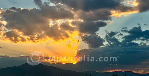 Pronostican día nuboso con poca probabilidad de lluvia este sábado en Morelia
