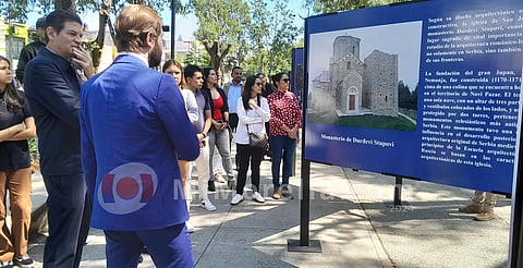 Inauguran en Morelia exposición sobre monumentos de Serbia