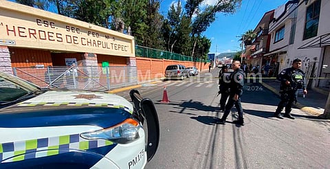 Morelia: aseguran más de 6 kilos de metanfetamina frente a secundaria