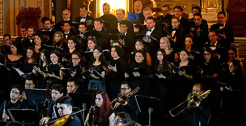 Osidem hace vibrar la Catedral de Morelia con el Réquiem de Mozart