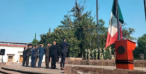 Ejército Mexicano realiza Izamiento de Bandera en Morelia