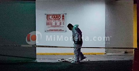 Identifican a hombre baleado en la entrada del Motel El Faro, en Morelia