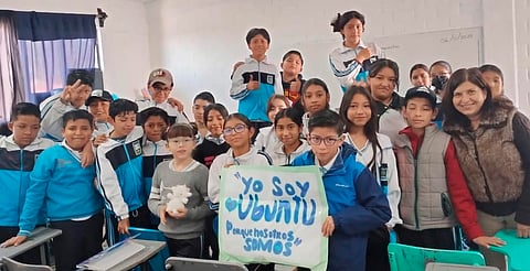 Maestra michoacana fomenta el respeto con este proyecto escolar