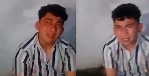 Deja inconsciente a mujer y suplica llorando que no le avisen a su mamá