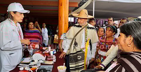 Bedolla realiza audiencia pública en Cherán Atzicuirín; comunidad en autogobierno