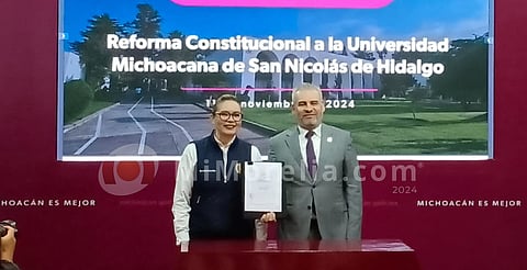 Firma gobernador iniciativa de reforma para que UMSNH tenga autonomía constitucional