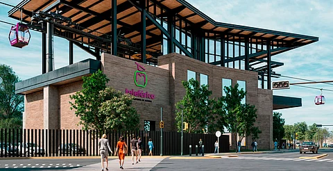 Así se verá la estación del teleférico en Ciudad Universitaria de Morelia