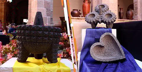 Mañana inicia la Feria del Molcajete de San Nicolás Obispo; encontrarás más de 70 diseños