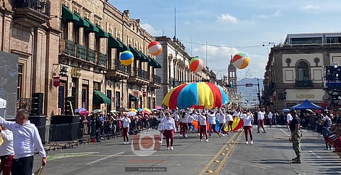 FOTOS: Así fue el desfile cívico-deportivo en Morelia