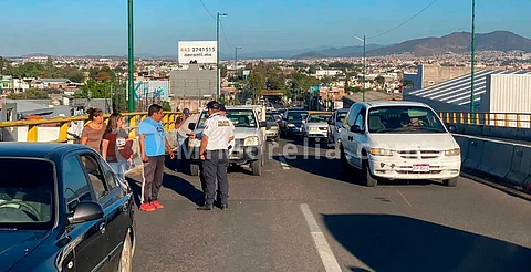 Resultan 3 personas lesionadas en diferentes accidentes de tránsito, en Morelia