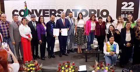 Ministra Lenia Batres respalda iniciativa de Hugo Rangel en pro de Justicia Equiparable en Michoacán