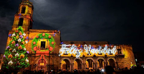 Show de luces de catedral de Morelia y videomapping tendrán temática navideña